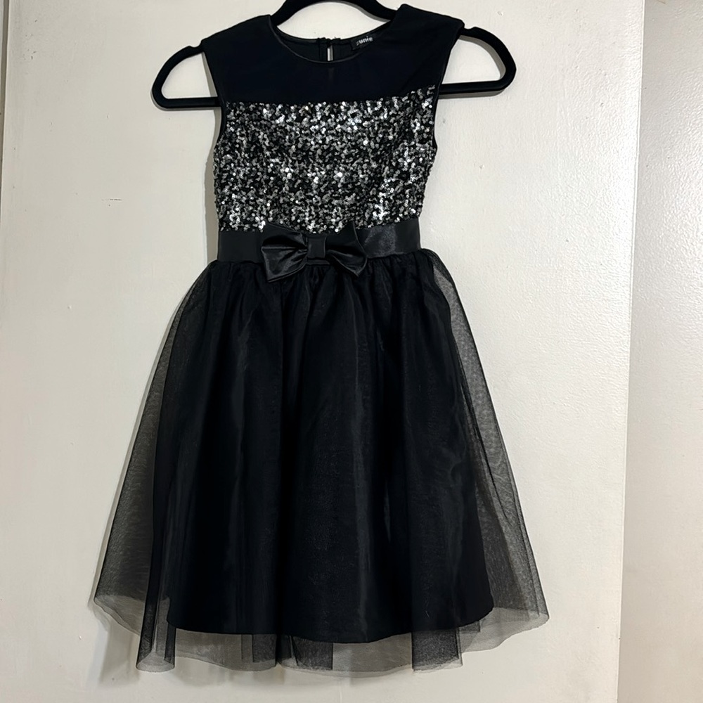 Zunie sequin tulle party dress